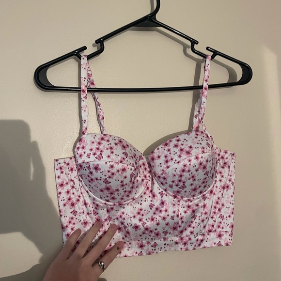 Floral corset top - Picture 2 of 3